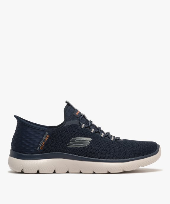 Baskets homme en maille sans lacets et à semelle amortissante Slip ins Summits - Skechers vue1 - SKECHERS - GEMO