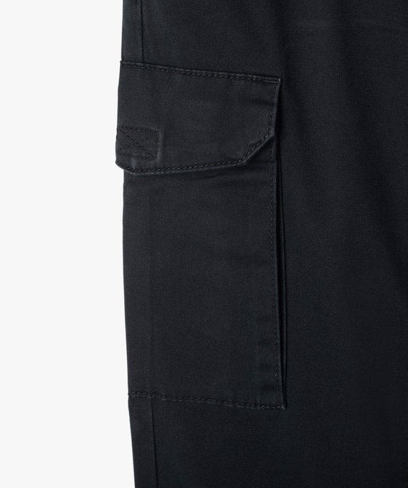 Pantalon en toile coupe jogger slim garçon vue3 - GEMO 4G GARCON - GEMO