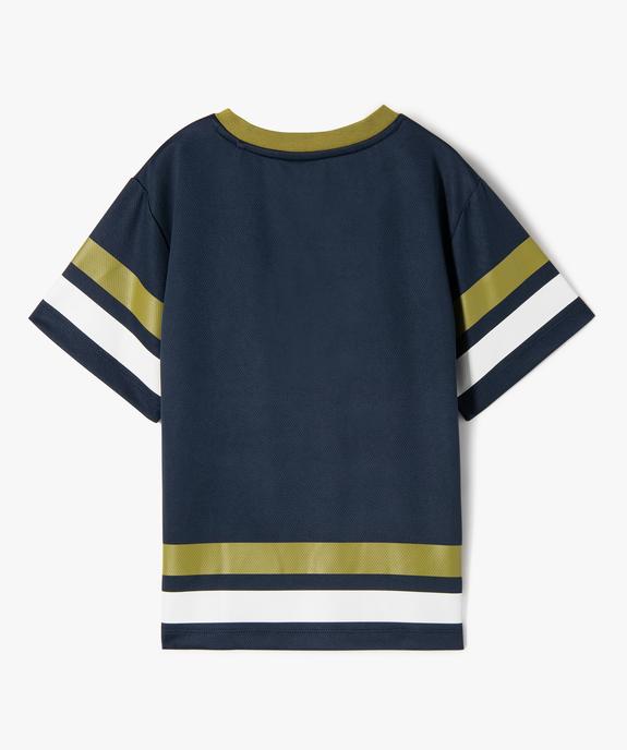 Tee-shirt style collège US garçon vue4 - CAMPS US - GEMO