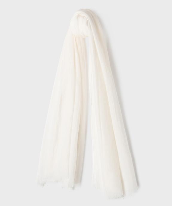 Foulard uni femme vue1 - GEMO 4G FEMME - GEMO