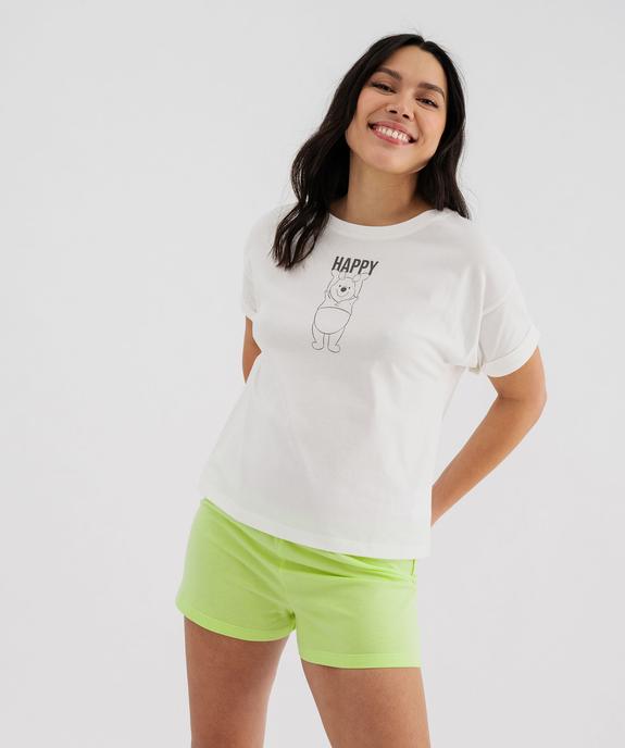 Pyjashort avec motif Winnie l’ourson femme - Disney vue1 - WINNIE - GEMO