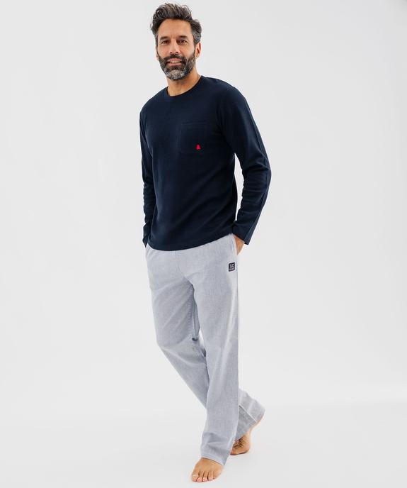 Pyjama 2 pièces mix&match homme - LuluCastagnette vue3 - LULUCASTAGNETTE - GEMO
