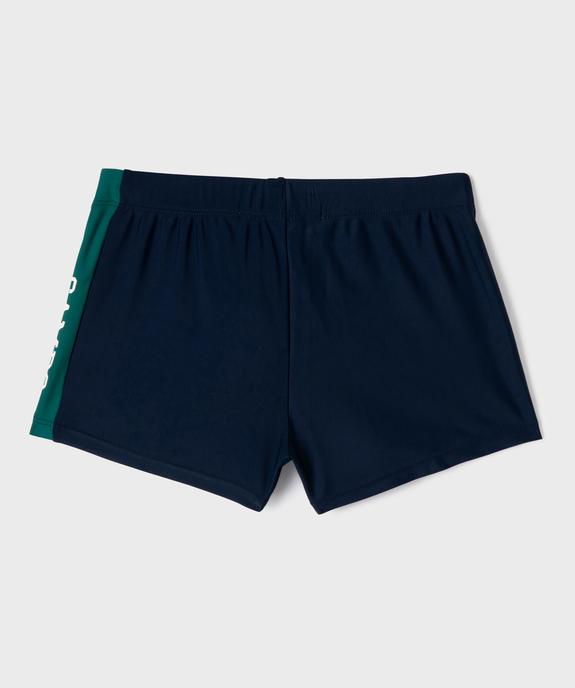 Shorty de bain bicolore garçon - Camps United vue3 - CAMPS - GEMO
