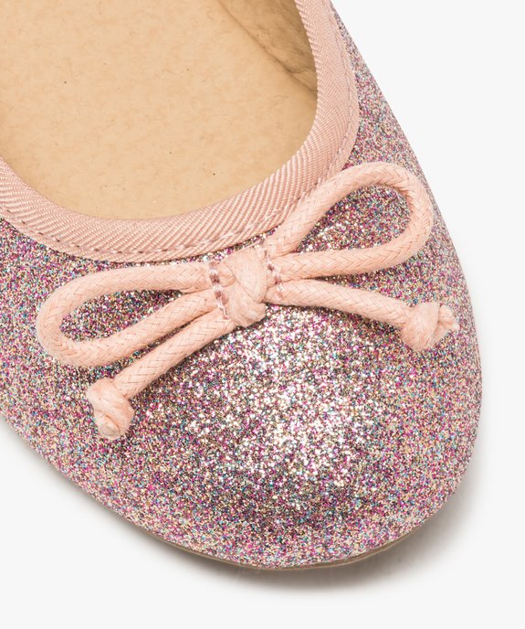 Ballerines fille pailletées avec nœud décoratif vue6 - GEMO (ENFANT) - GEMO