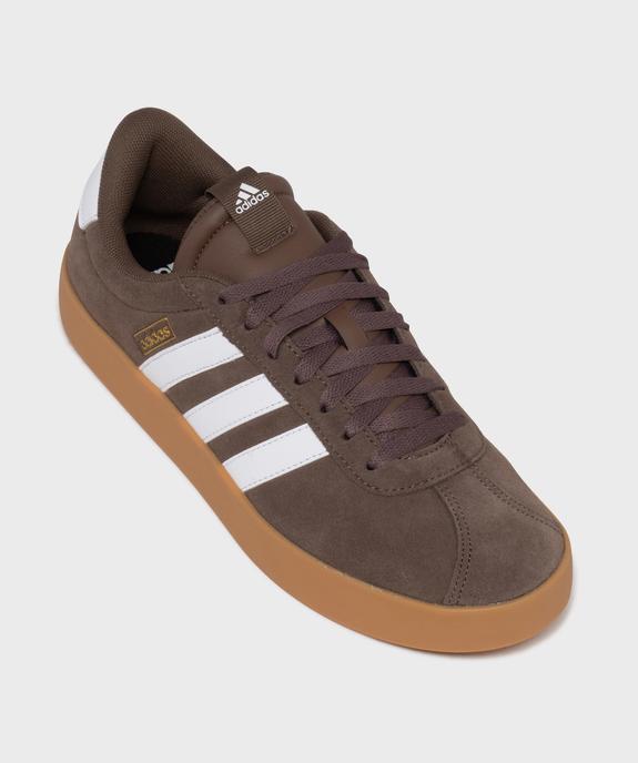 Baskets basses dessus cuir VL Court 3.0 homme - Adidas vue6 - ADIDAS - GEMO