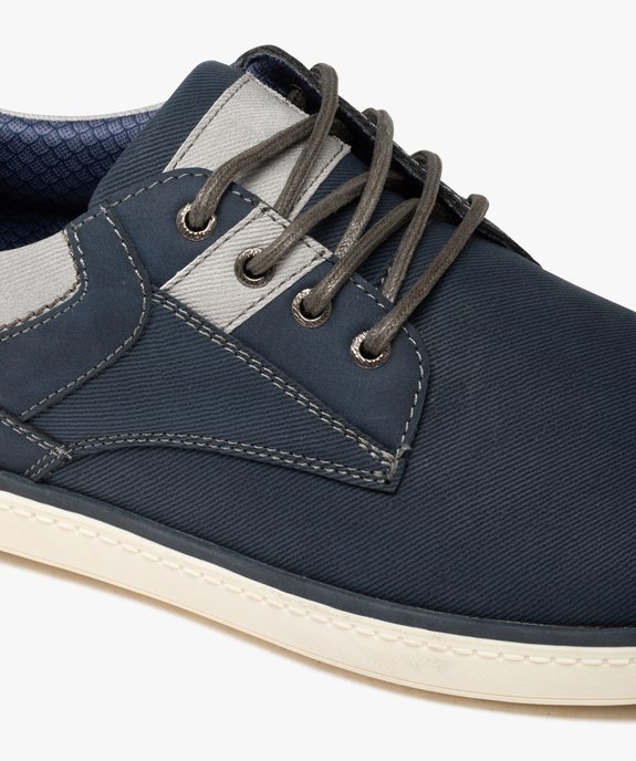 Derbies homme casual à lacets avec semelle contrastante - GEMO (CASUAL) Derbies homme casual à lacets avec semelle contrastante vue6 - GEMO (CASUAL) - GEMO