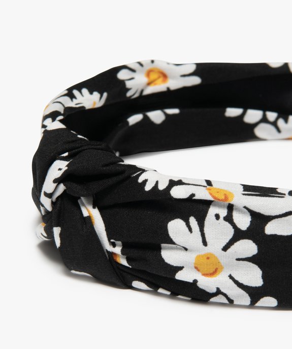 Serre-tête femme à motifs fleuris vue2 - GEMO (ACCESS) - GEMO