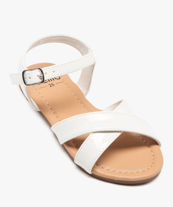 Sandales fille à brides croisées et bride cheville à boucle vue5 - PREMIER PRIX BY GEMO - GEMO