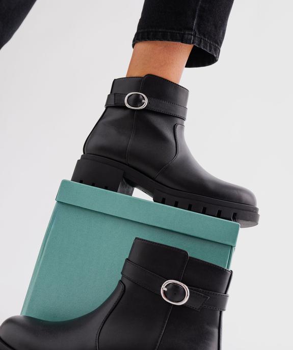 Boots à semelle crantée femme - 5 Miles vue1 - 5 MILES - GEMO