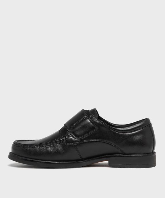 Mocassins confort dessus et semelle intérieure cuir homme - G'Flex vue3 - G'FLEX - GEMO