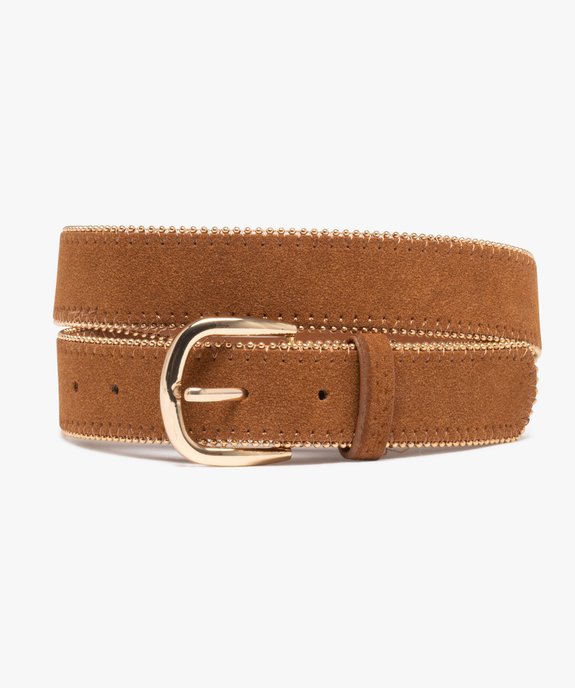 Ceinture avec perles métalliques femme vue2 - GEMO (ACCESS) - GEMO