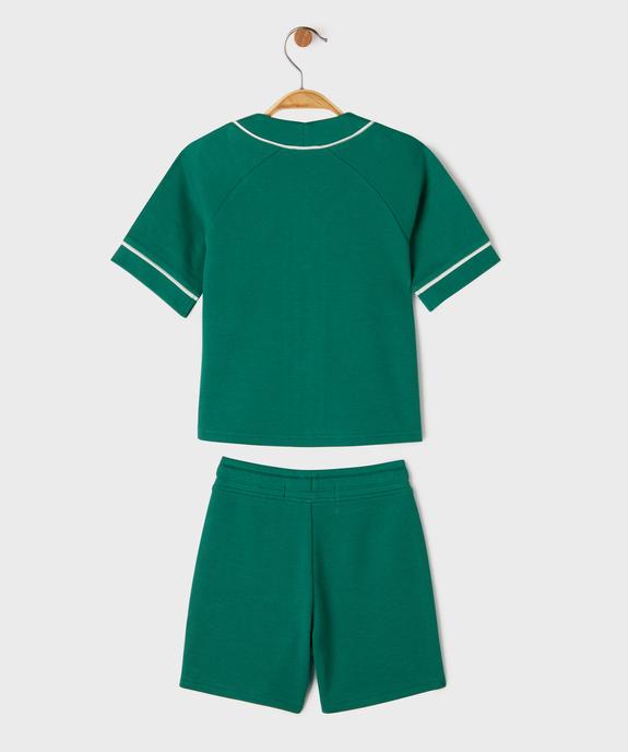 Ensemble 2 pièces short + tee-shirt bébé garçon - Camps United vue4 - CAMPS US GEMO FOR GOOD - GEMO