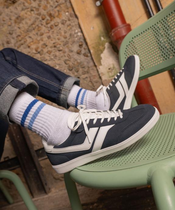 Baskets basses look vintage homme - Camps United vue6 - CAMPS - GEMO