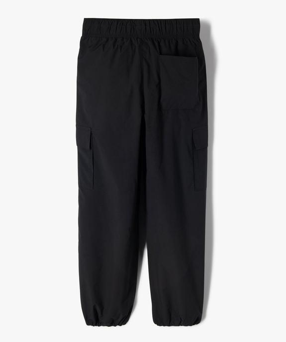Pantalon cargo large à enfiler garçon vue6 - GEMO (JUNIOR) - GEMO
