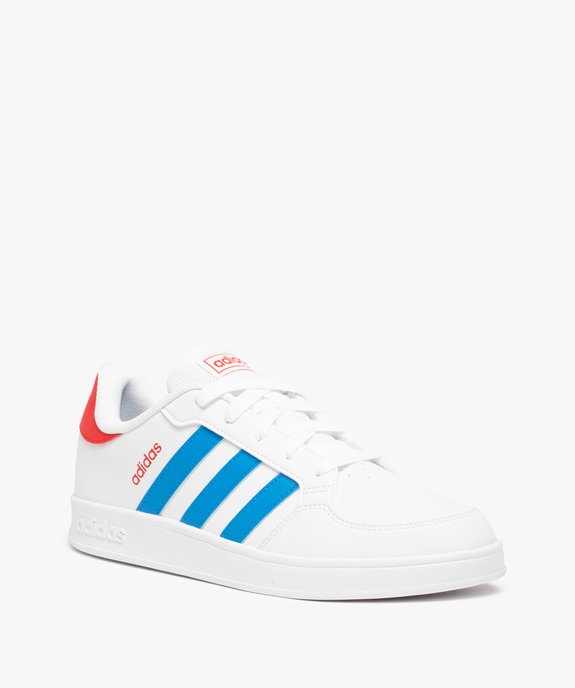 Baskets garçon tricolores à lacets – Adidas Breaknet vue2 - ADIDAS - GEMO