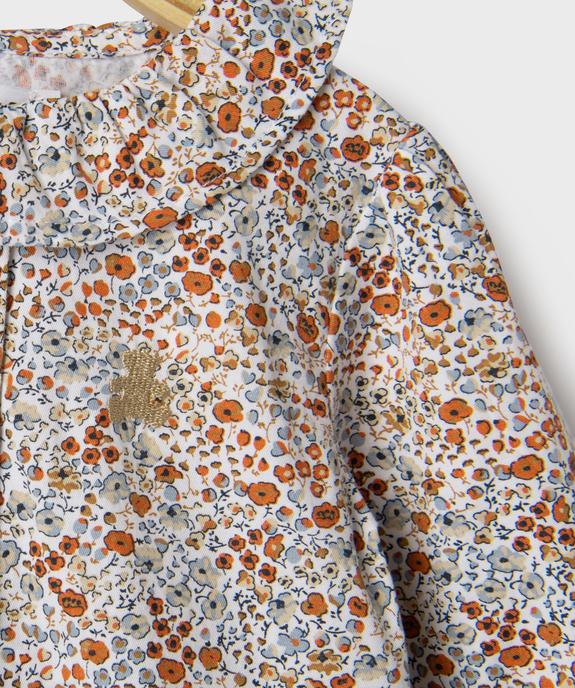Robe à motifs fleuris bébé fille - LuluCastagnette vue3 - LULUCASTAGNETTE - GEMO