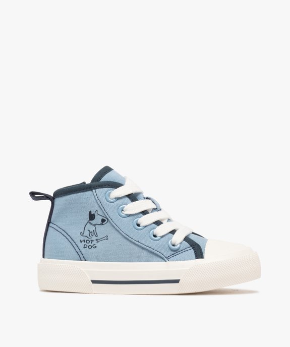 Tennis montantes à zip garçon vue1 - BUGGY GEMO FOR GOOD - GEMO