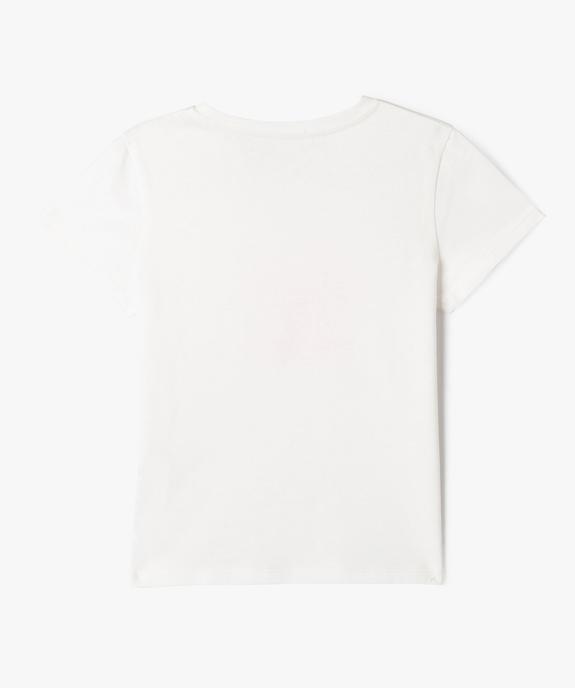 Tee-shirt manches courtes à motif fille vue12 - GEMO 4G FILLE - GEMO