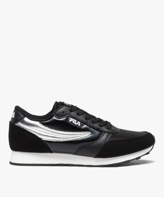 Baskets femme à lacets avec empiècement brillant- Fila Orbit Low vue1 - FILA - GEMO
