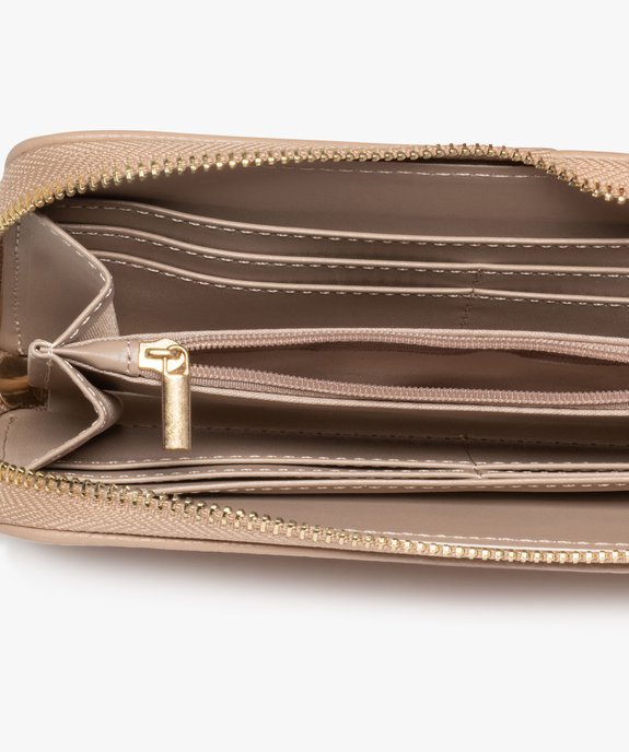 Portefeuille compagnon zippé ajouré femme vue6 - GEMO (ACCESS) - GEMO