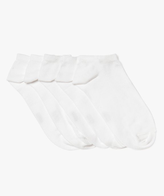 Chaussettes ultra courtes unies homme (lot de 5) vue1 - GEMO 4G HOMME - GEMO
