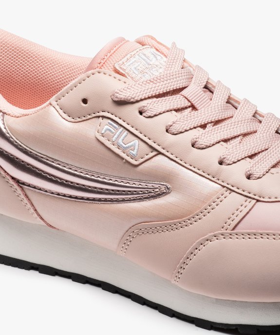 Baskets femme à lacets avec empiècement brillant- Fila Orbit Low vue6 - FILA - GEMO