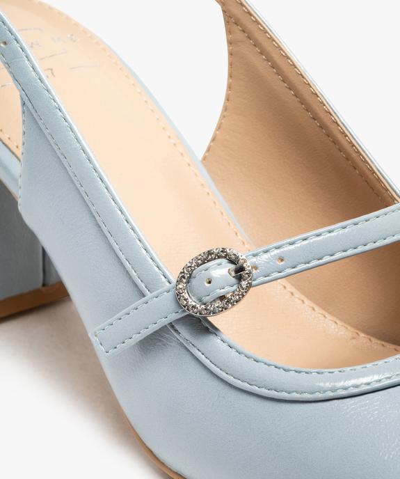 Escarpins sling-back avec boucles à strass femme vue6 - FOLLOW ME - GEMO