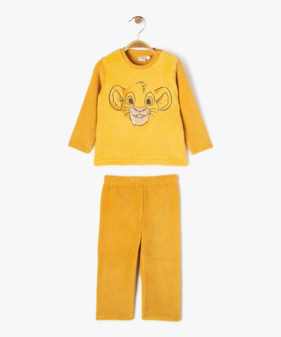 Pyjama 2 pièces velours avec motif Le Roi Lion bébé garçon - Disney - DISNEY BABY Pyjama 2 pièces velours avec motif Le Roi Lion bébé garçon - Disney vue1 - DISNEY BABY - GEMO
