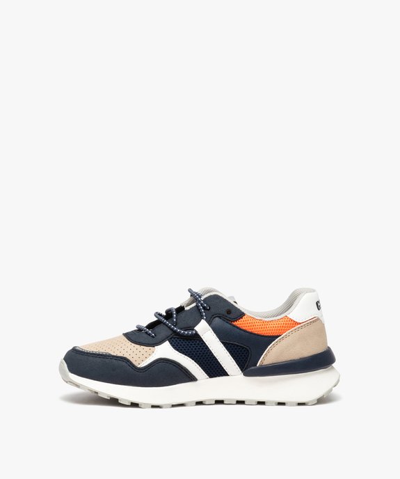 Baskets jogger à lacets pour garçon vue3 - GEPY - GEMO