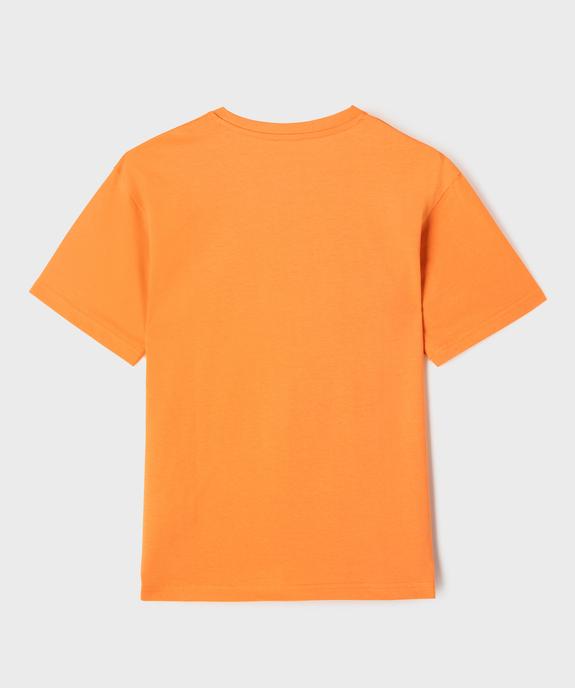 Tee-shirt imprimé manches courtes garçon vue3 - GEMO (JUNIOR) - GEMO