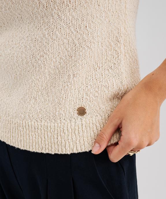 Pull sans manches d'été femme - LuluCastagnette vue5 - LULUCASTAGNETTE - GEMO