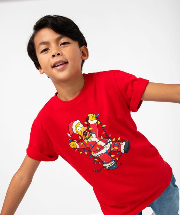 Tee-shirt de Noël imprimé garçon vue1 - SIMPSONS - GEMO