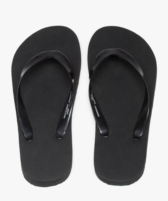 Tongs femme unies à brides souples vue1 - GEMO (PLAGE) - GEMO