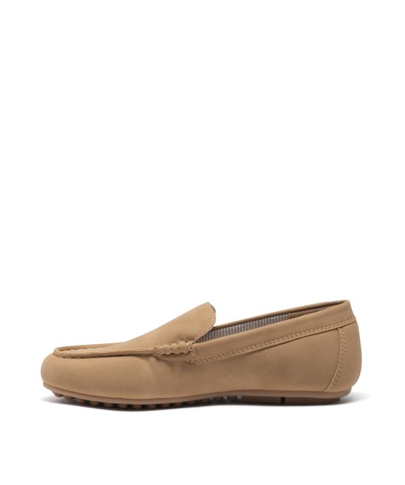 Mocassins garçon unis en suédine avec surpiqûres  vue3 - GEMO 4G GARCON - GEMO