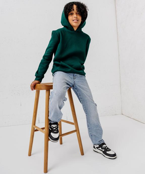 Jean loose aspect usé avec taille ajustable garçon vue6 - GEMO 4G GARCON - GEMO