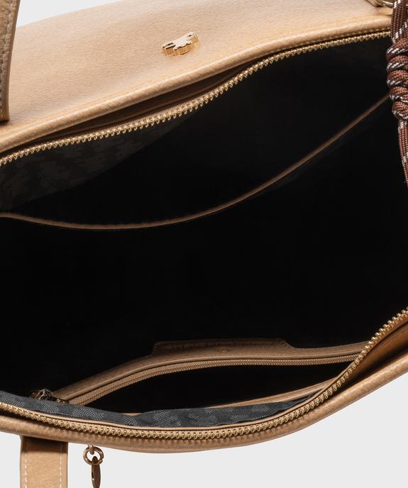 Sac cabas porté épaule avec pampilles amovibles femme - LuluCastagnette vue4 - LULUCASTAGNETTE - GEMO