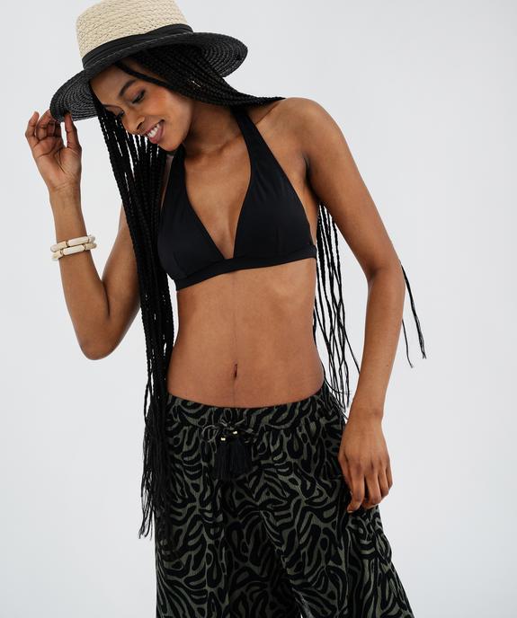 Pantalon de plage large et fluide femme vue5 - GEMO 4G FEMME - GEMO