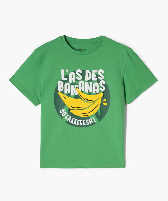 Tee-shirt imprimé animalier garçon vue1 - GEMO (ENFANT) - GEMO