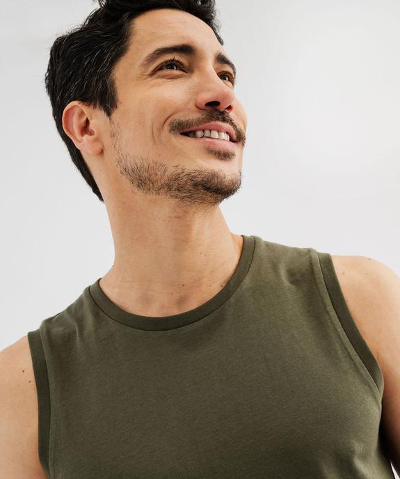 Débardeur à col rond uni homme vue6 - GEMO 4G HOMME - GEMO