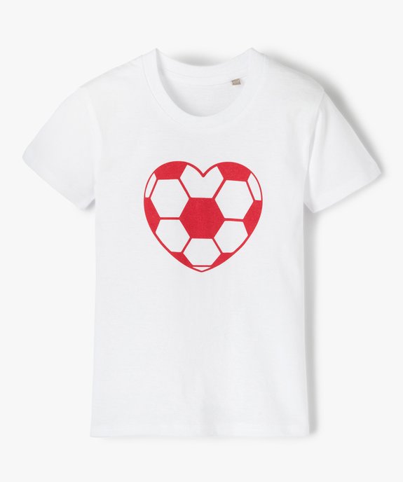 Tee-shirt fille motif fantaisie football vue1 - GEMO (ENFANT) - GEMO