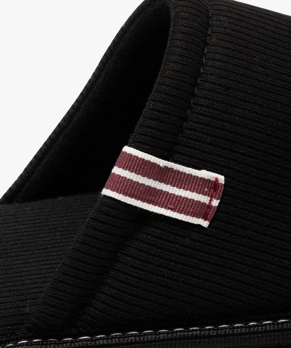 Chaussons homme mules confort unies en tissu côtelé vue6 - GEMO(HOMWR HOM) - GEMO