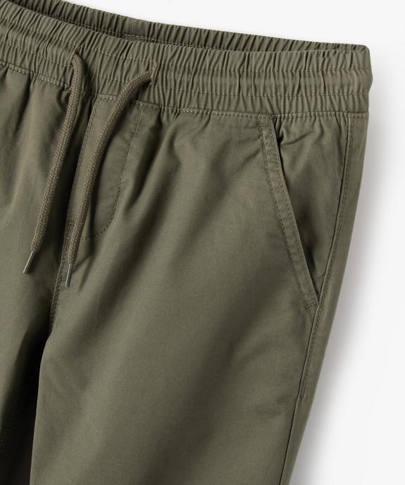 Pantalon jogger coupe slim garçon vue2 - GEMO (JUNIOR) - GEMO