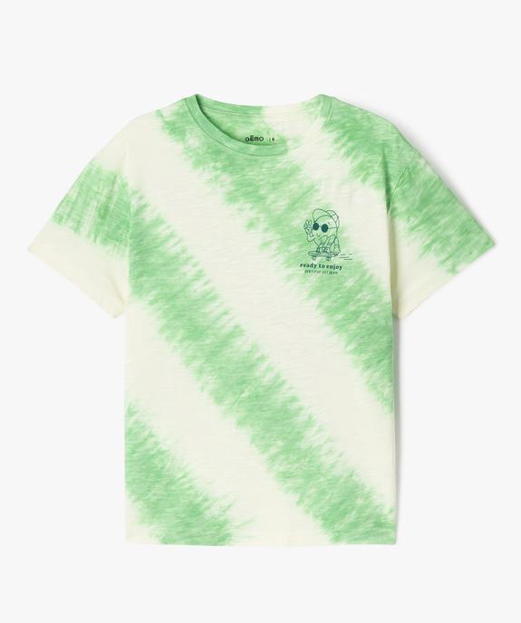 Tee-shirt garçon à message skate vue2 - GEMO (ENFANT) - GEMO