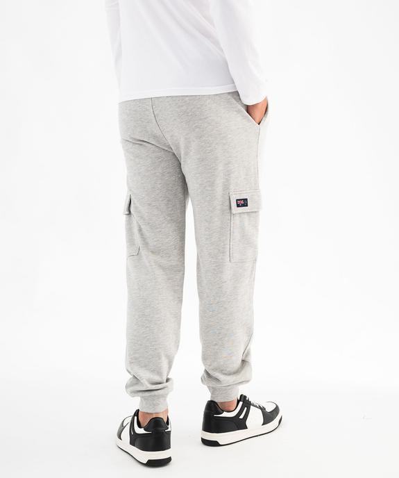 Pantalon de jogging en molleton douillet coupe cargo homme - Roadsign vue3 - ROADSIGN D - GEMO