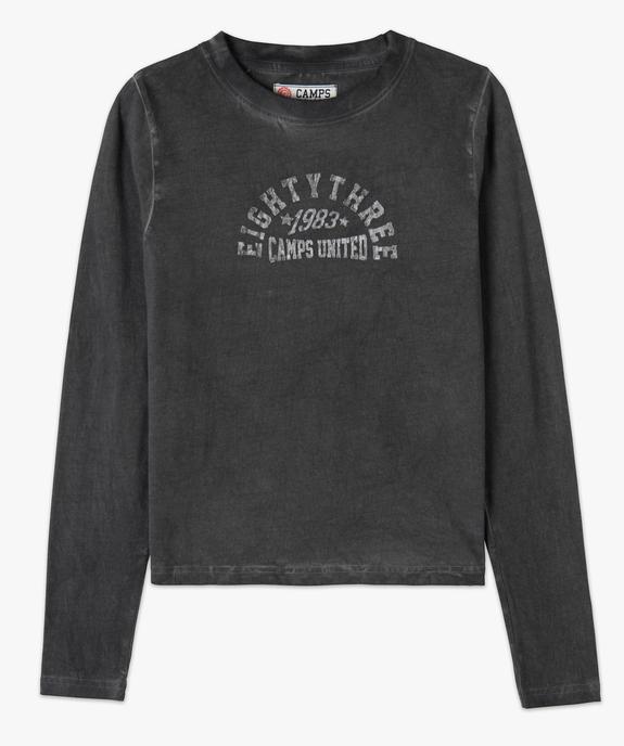 Tee-shirt femme à manches longues – Camps United vue4 - CAMPS UNITED - GEMO