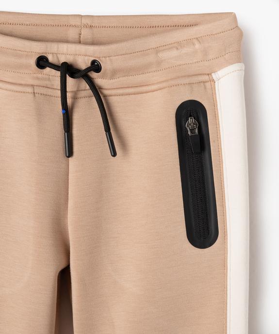 Jogging de sport à poches zippées garçon vue3 - GEMO (ENFANT) - GEMO