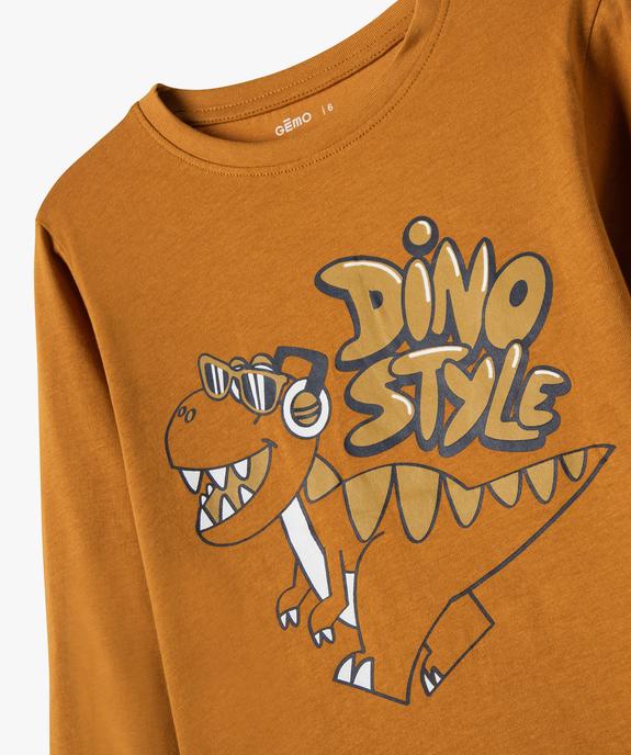 T-shirt manches longues imprimé garçon vue3 - PREMIER PRIX BY GEMO - GEMO