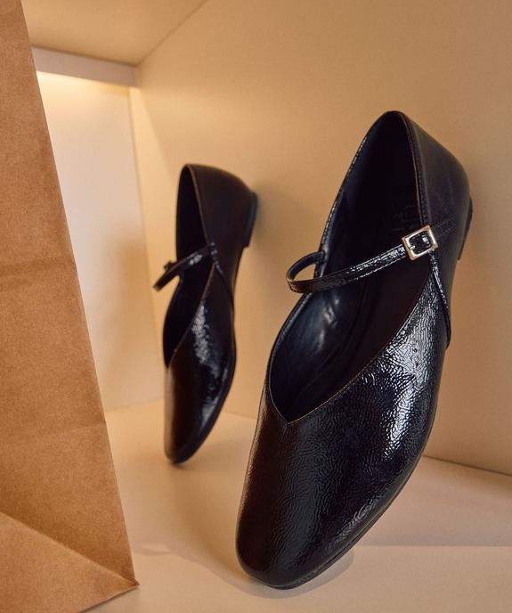 Ballerines vernies avec bride sur le dessus femme - Follow Me vue1 - FOLLOW ME - GEMO