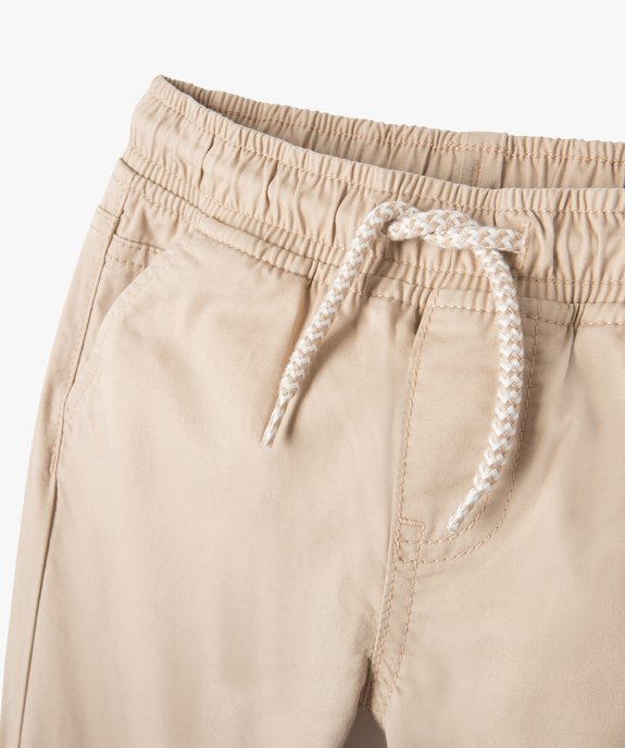 Pantalon jogger coupe slim garçon vue2 - GEMO 4G GARCON - GEMO