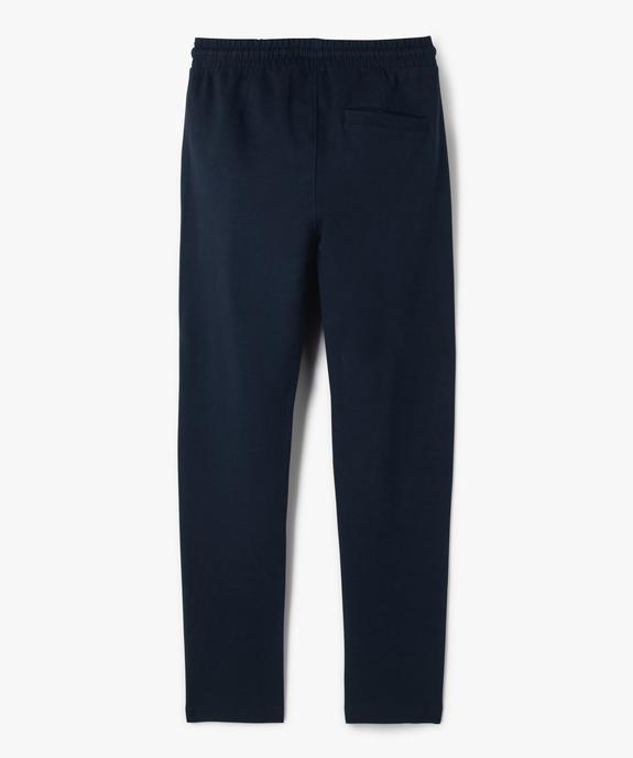 Pantalon de jogging molleton garçon vue3 - GEMO (JUNIOR) - GEMO